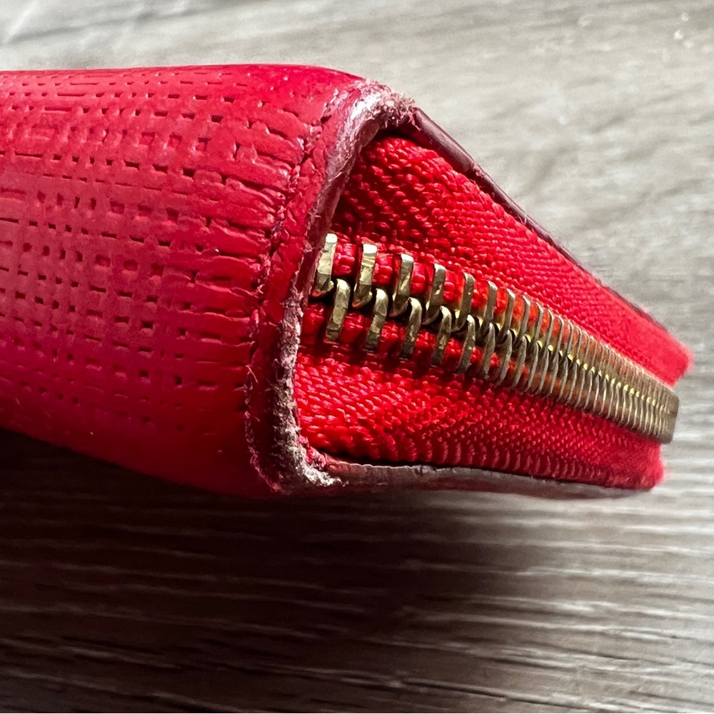 Red Loewe Long Wallet - Picture 5 of 14